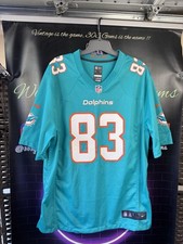RARE Authentic Nike Miami Dolphins NFL #83 Mark Clayton NFL Football Jersey