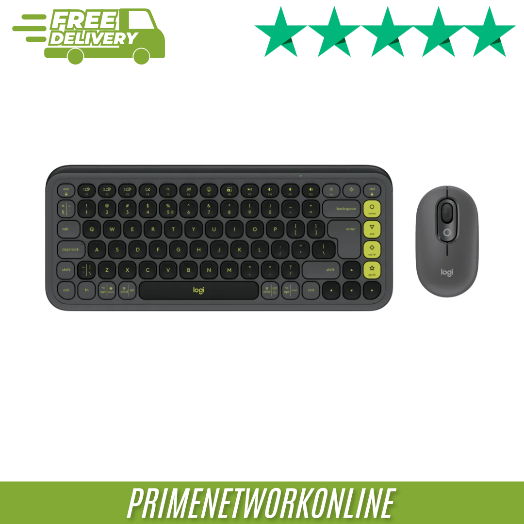 LOGITECH POP Icon Combo Graphite & Green 100% ORIGINAL ⭐⭐⭐⭐⭐