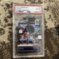 2022 Chronicles Luis Gil clearly Donruss 63 PSA 10  Population 1