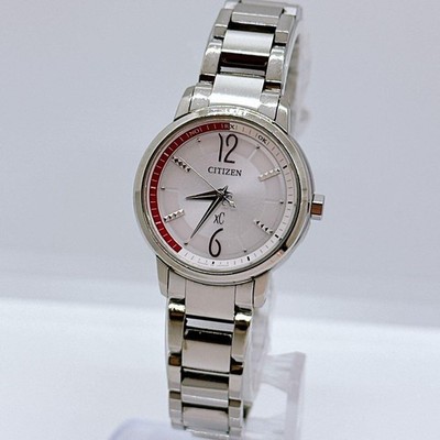 Citizen XC Cross Sea Solar Radio Controlled Womens Watch Silver Dial
