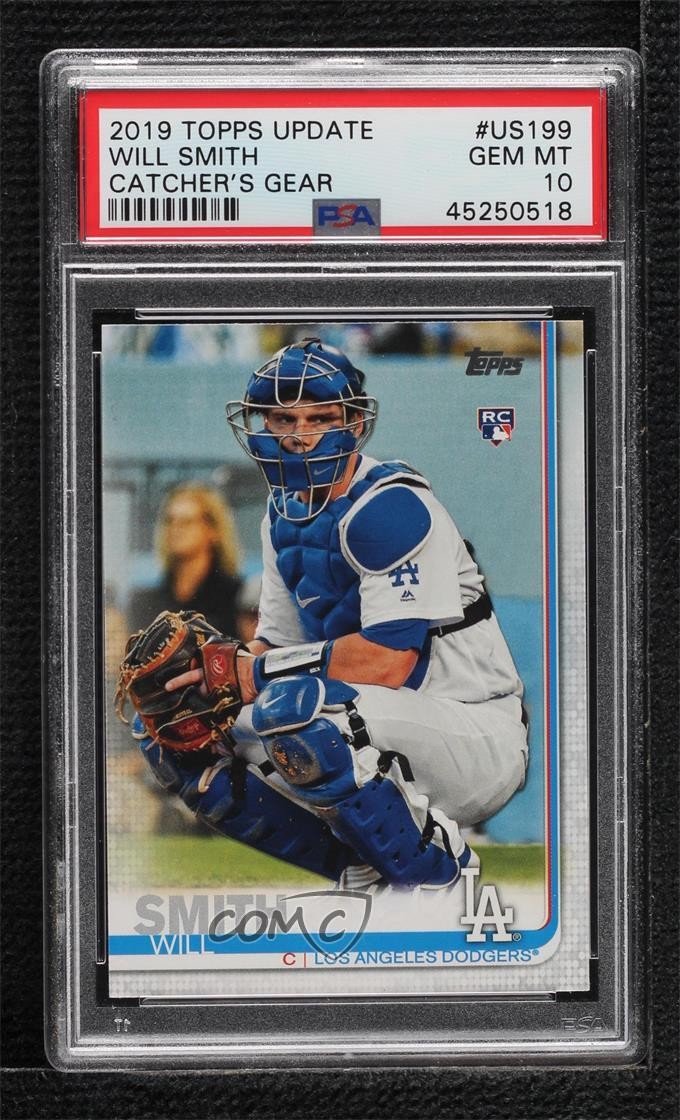 2019 Topps Update Will Smith (Catcher's Gear) #US199 PSA 10 GEM MT Rookie RC