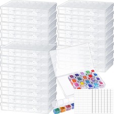 24 Pack 672 Slots Diamond Painting Storage Containers Bulk 28 Grids Bead