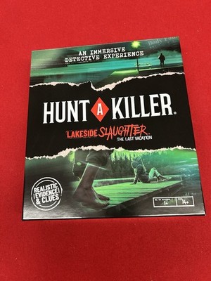Hunt a Killer Murder Mystery Game LAKESIDE SLAUGHTER The Last Vacation  COMPLETE