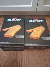 Zuru X-Shot X Shot Pro, 1 Half Clip And 1 Full Clip Clips Only LOT OF 8 NEW