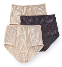 Bali DFDBB3 Double Support Brief Panty - 3 Pack