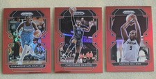 2022 Panini Prizm WNBA Holdsclaw / Parker / Walker Red Prizm #/199 (3) Atlanta 