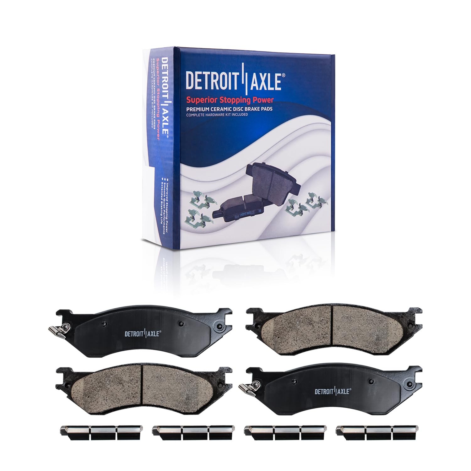 Front Ceramic Brake Pads for 1997-2004 Dodge Ram 1500 Van