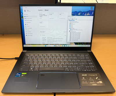 MSI Prestige 15 A11SC 15.5'' FHD i7-1195G7 2.90GHz 32GB 1TB SSD GTX 1650 TI