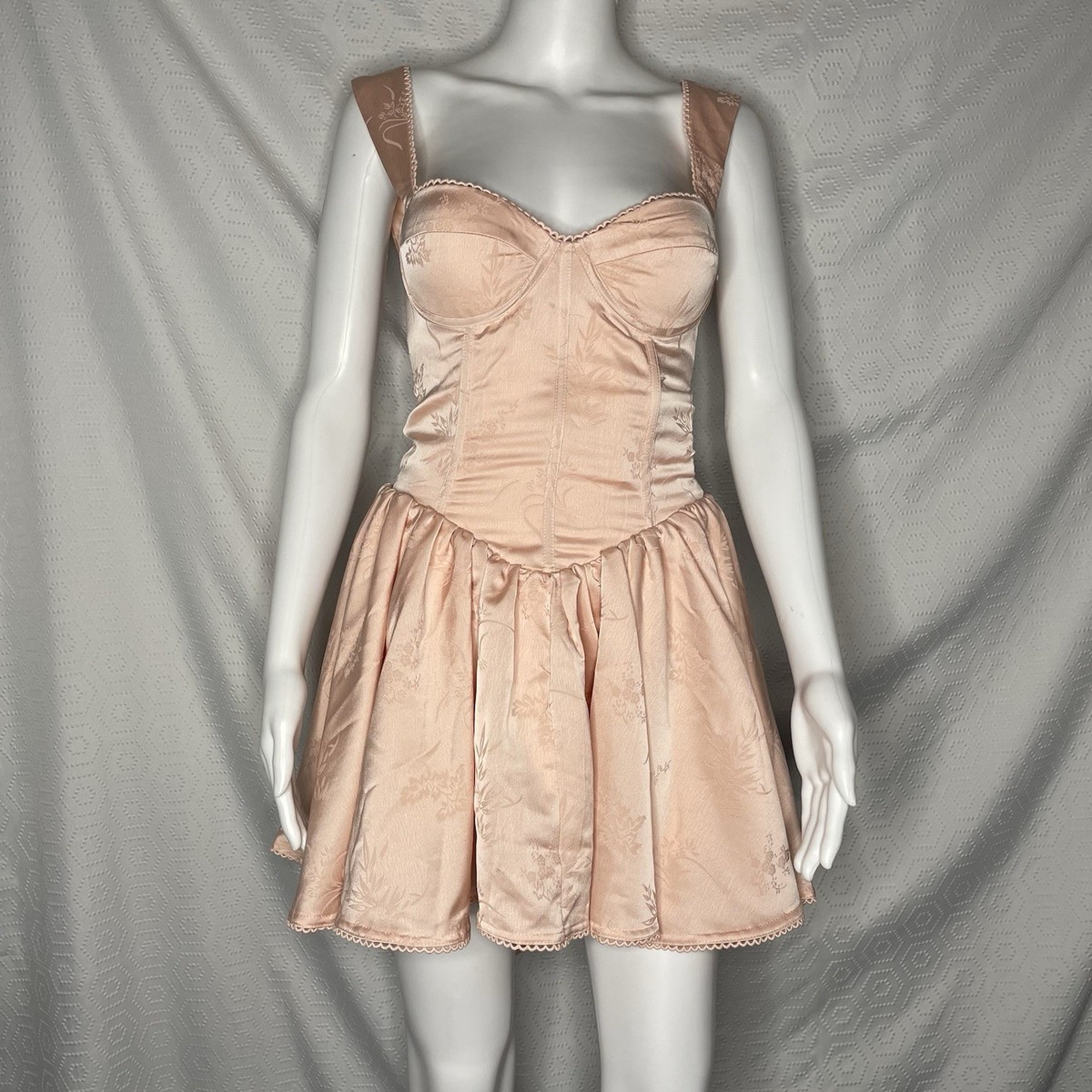NWT Runaway the Label Joelle Mini Dress Pink Blush Musk XS NEW Brocade | eBay NWT Runaway the Label Joelle Mini Dress Pink Blush Musk XS NEW Brocade | eBay