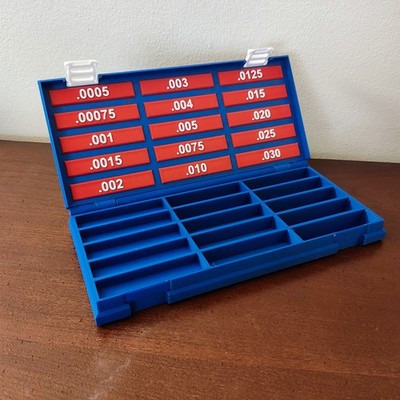 3D Printed Feeler Gauge Organizer Case - Compact Storage for 0.0005'' to 0.030'' S
