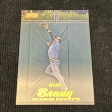 Topps Stadium Club Ryan Braun #47 Milwaukee Brewers   MLB 2017 Baseball Card