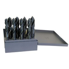 CHICAGO-LATROBE 69859 Reduced Shank Drill Set,8pc,HSS 6WUC7