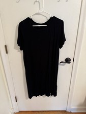 Express Black T Shirt Dress Size L Super Comfy Great Summer Or Beach Dress
