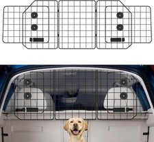 Car Dog Barrier for SUV, Adjustable Pet Divider Gate for Trunk Cargo Area,