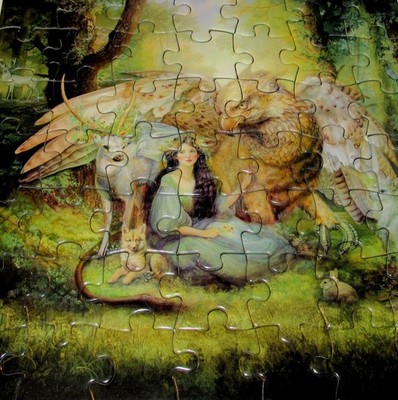 Annie Stegg Gerard - Buffalo Games Small Fantasy Puzzle - 50 Pcs. Complete