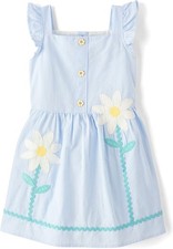 Gymboree Girls' and Toddler Flutter Sleeve Dress