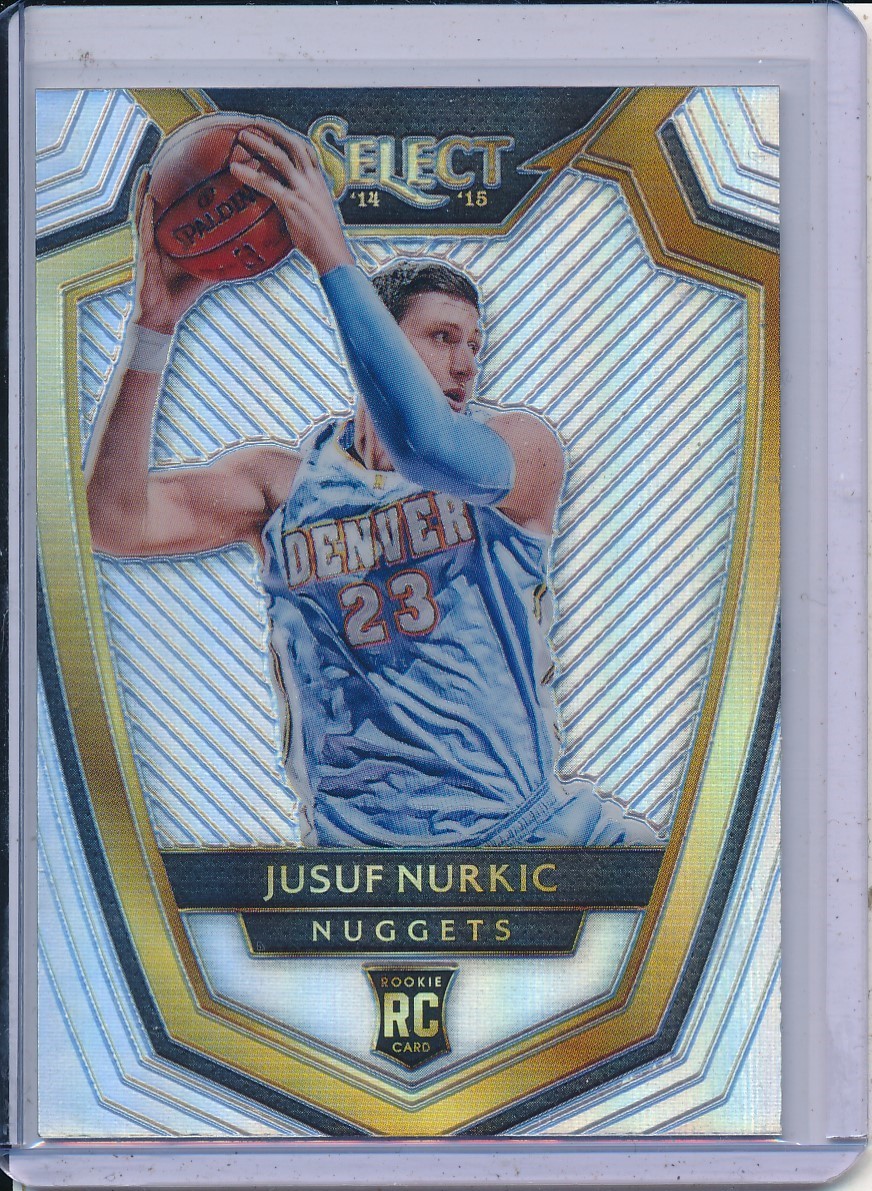 Jusuf Nurkic 2014-15 Panini Select Premier Level Silver Prizms RC #186