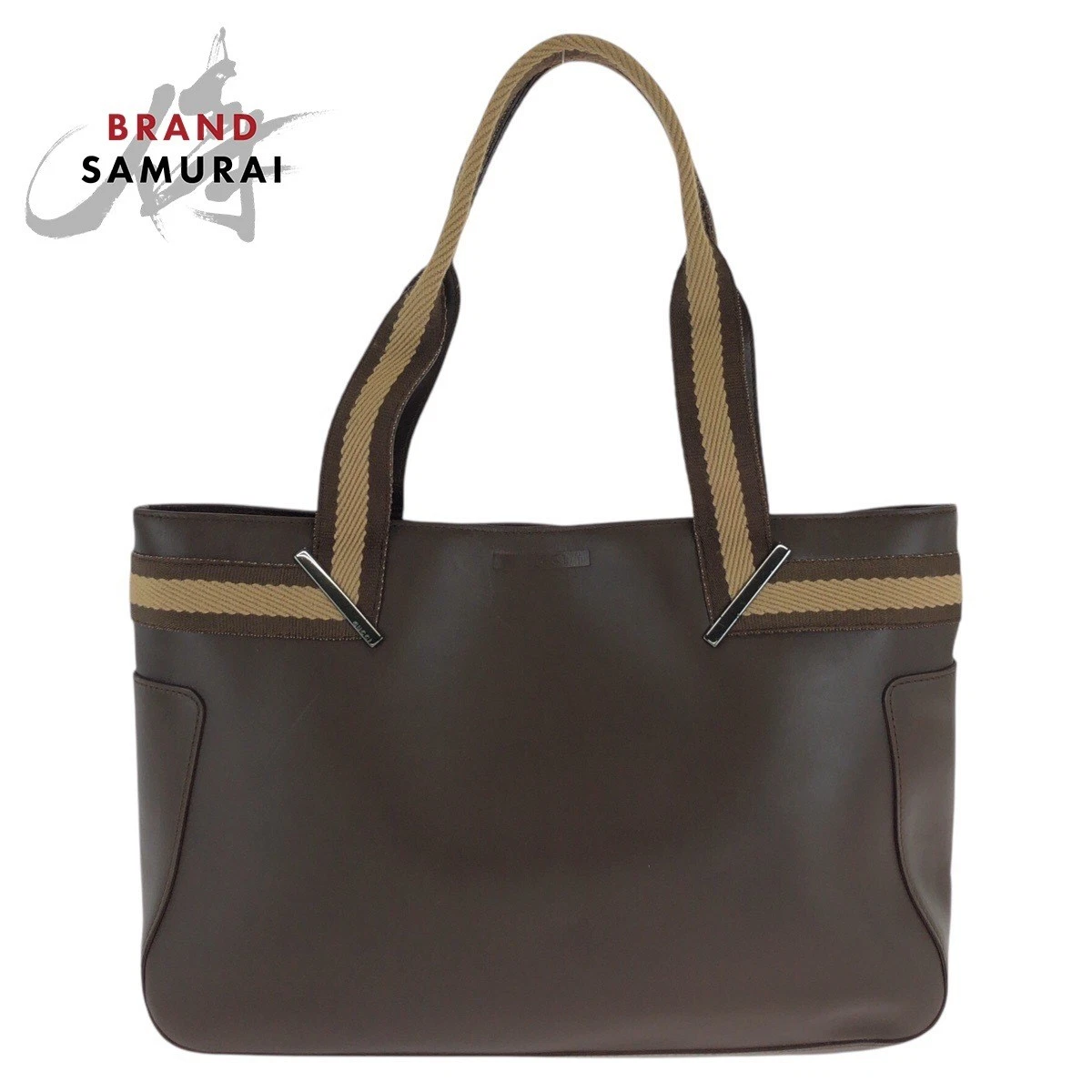 Sac fourre tout bandoulière femme GUCCI Sherry Line marron beige cuir 002 1135 501176