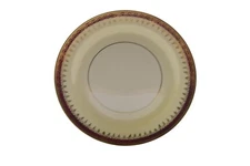 Home Laughlin Eggshell Nautilus Cardinal 7.25" Salad Plate C46N5 - EUC