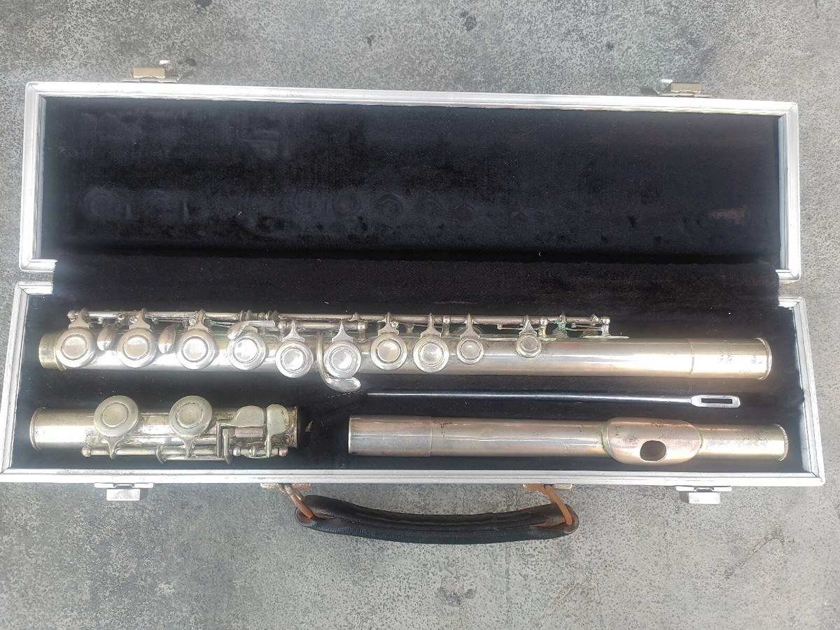 Vintage HAYNES-SCHWELM Professional Model Flute Boston Mass Serial 