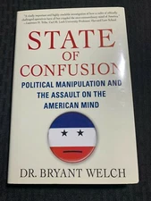 2008 STATE OF CONFUSION Bryant Welch HC/DJ VF-/FN+ 1st SM / Fisherman Collection
