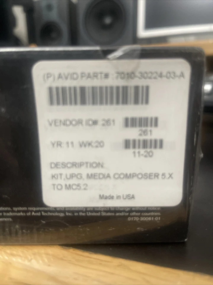 SOFTWARE Avid Media Composer 5 Up Grade Kit New Unopened - Image 4 of 4