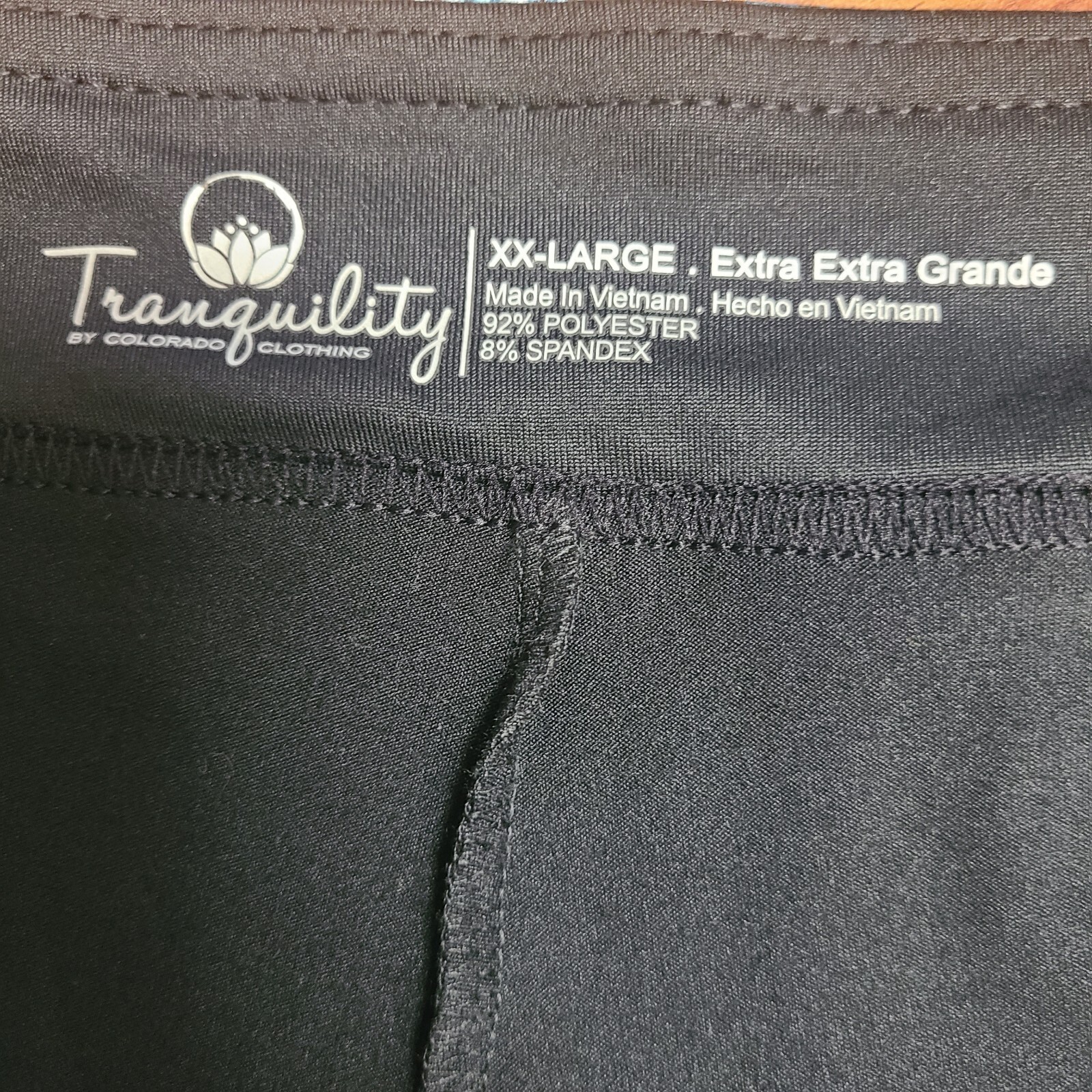 TRANQUILITY Blue Black Patterned Pull On Skort Sk… - image 2