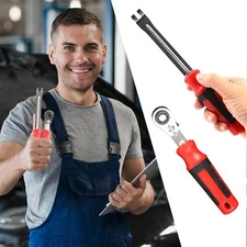 2-Piece Automatic Slack Adjuster Release Wrench –Fork End Double Square Car Tool