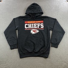 nfl team apparel kansas city chiefs Hoodie Men s S Gray NFL