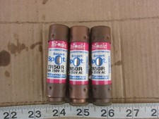 Ferrez Shawmut TR50R 50A 250V Fuse Lot of 3, Used