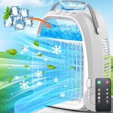 Portable Air Conditioners Fan 4 in 1 Humidifier Fan Conditioner 