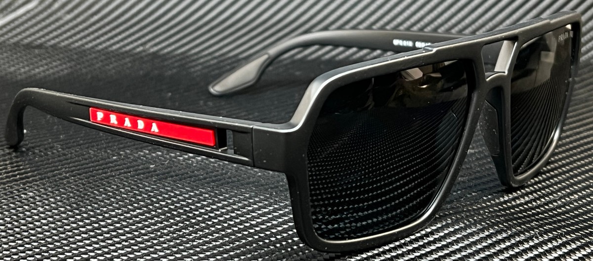 PRADA LINEA ROSSA PS 01XS DG002G Black Rubber Polarized PRADA LINEA ROSSA PS 01XS DG002G Black Rubber Polarized