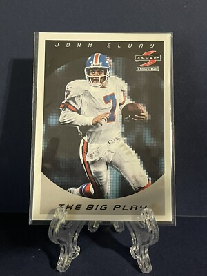 John Elway 1997 Score Pinnacle Football The Big Play #312 Denver Broncos