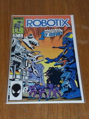 ROBOTIX #1 NM+ (9.6 OR BETTER) MARVEL COMICS FEBRUARY 1986
