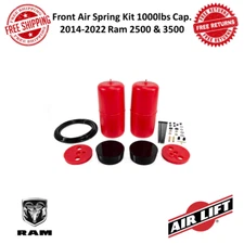 Air Lift 1000 Front Air Spring Kit 1000lbs Cap. For 14-22 Ram 2500 & 3500 #80532