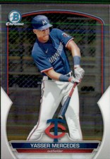 2023 BOWMAN CHROME PROSPECT MINNESOTA TWINS - YASSER MERCEDES #BCP-99