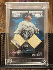 BABE RUTH 2024 JERSEY FUSION YANKEES HOF DUAL WORN PANTS PATCH RELIC 1/75 FIRST!