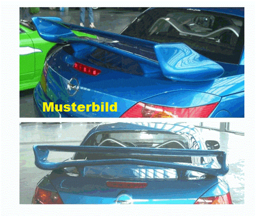 Heckspoiler Heckflügel Spoiler XXL Tuning passend für Honda CRX Targa PP25122 - Bild 4 von 7