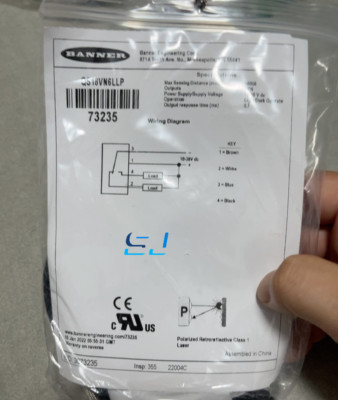 Brand new BANNER QS18VN6LLP Photoelectric Sensor QS18VN6LLP
