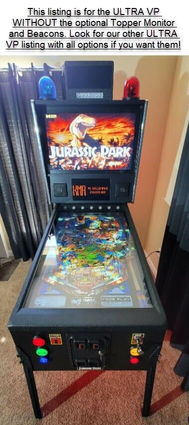 Virtual Pinball Machine, 49 4K-LCD Screen, 300+ Games