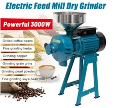 Electric Grain Mill Grinder Corn Grinder 110V 3000W Corn Mill Grinder Machine