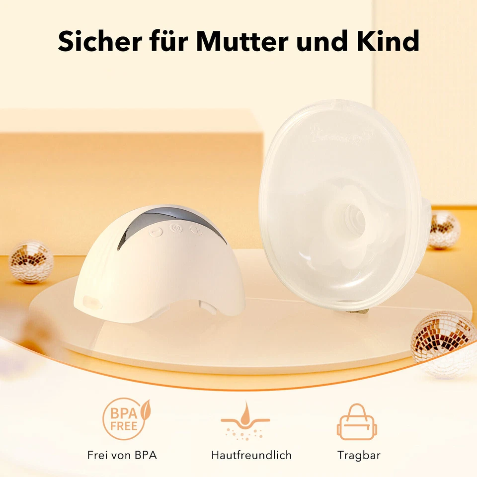 Tragbare Elektrische Milchpumpe freihändig tragbare elektrische Milchpumpe 4Modi - Bild 2 von 4