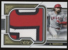 2023 Topps Tier One Anthony Rendon Jumbo Game-Used Patch /10 SP #PP-ARE Angels