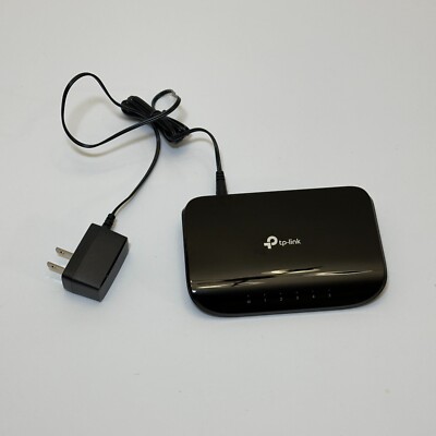 TP-Link 5 Port Gigabit Ethernet Network Switch, Unmanaged, TL-SG1005D, Black