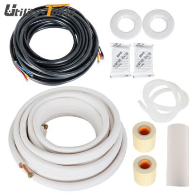 50FT 1/4in-1/2in Dia. Install Kit Fits For Mini Split Heat Pump Systems New