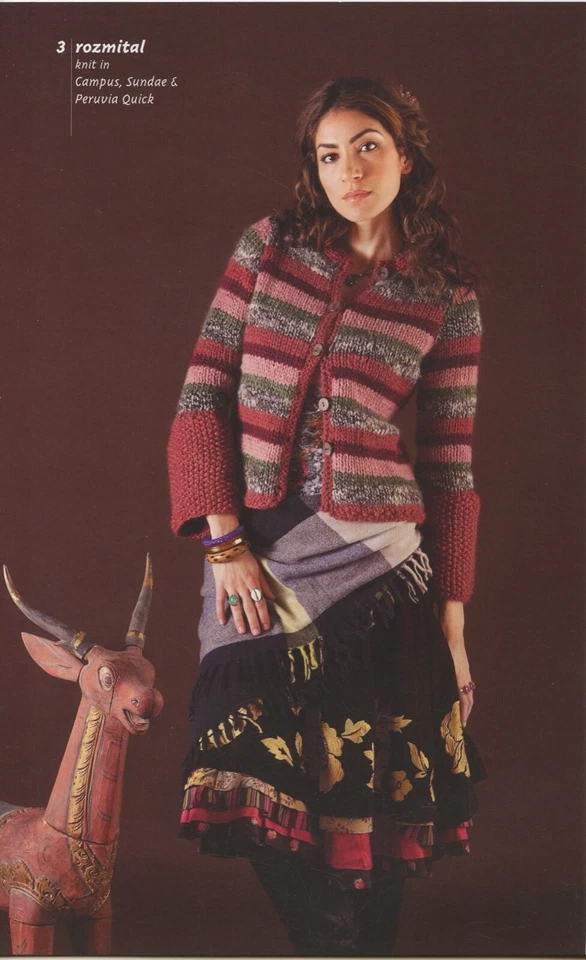 Bohemian Mix - Berroco Knitting Pattern Book #315 - 9 Designs for Women - Image 2 of 4