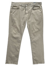 Bonobos Straight Fit 5-Pocket Sateen Stretch Khaki Twill Jean Sz 40x34 USA Made