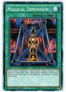 Magical Dimension - YGLD-ENB21 - Common - 1st Edition x3 - Near Mint