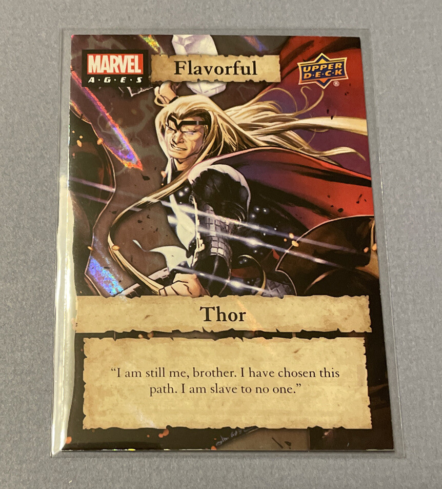 2020 Upper Deck Marvel Ages, Flavorful SSP, THOR, #F-13