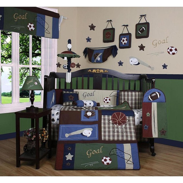 sports crib set